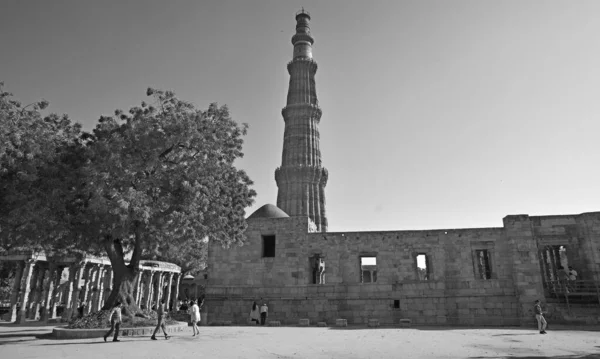 Delhi India 2023 Qutub Minar Complex Van Delhis Toren Van — Stockfoto