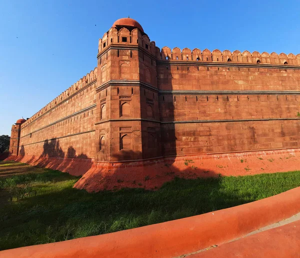 Delhi India 2023 Червоний Форт Історична Фортеця Старому Делійському Районі — стокове фото