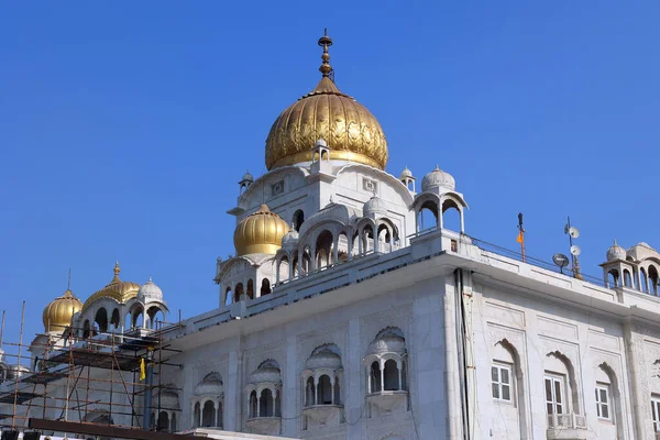 Delhi India 2023 Srí Bangla Sahib Gurudwara Jeden Nejdůležitějších Sikh — Stock fotografie