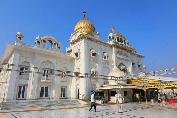 Delhi India 2023 Sri Bangla Sahib Gurudwara Des Temples Sikhs — Photo