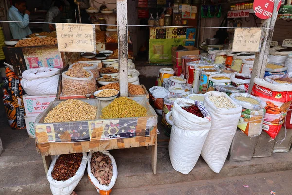 Delhi India 2023 Nueces Vegetarianas Veganas Mercado Indio Ingredientes Nutricionales —  Fotos de Stock
