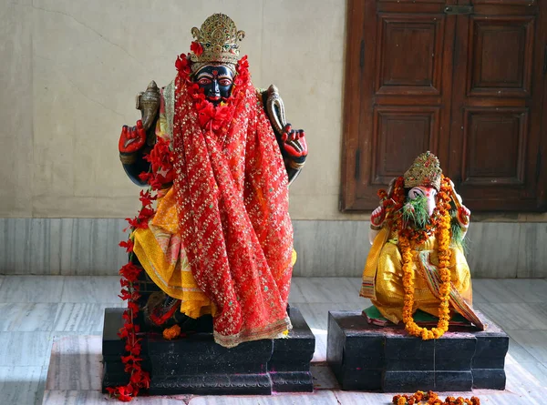 Varanasi Bhojpur Purvanchal India 2023 Shiva Statue Kashi Vishwanath Templet - Stock-foto
