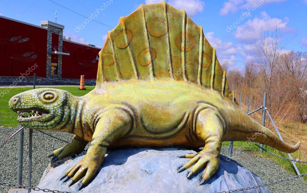 SAINTLEONARDD 'ASTON QUEBEC CANADA 04 15 2023 Dimetrodon significa