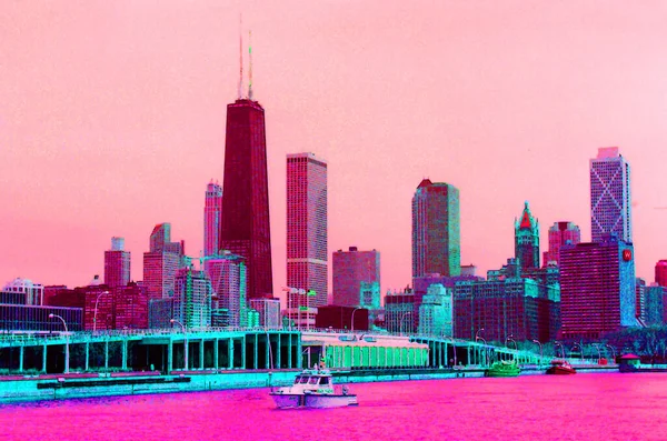 Chicago Illinois Rli Eyaletleri 2003 Şehir Merkezi Chicago Daki John — Stok fotoğraf