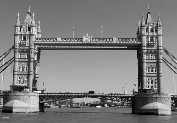 Londres Reino Unido 2023 Tower Bridge Uma Ponte Bascule Suspensão — Fotografia de Stock