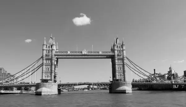 Londres Royaume Uni 2023 Tower Bridge Est Pont Bascule Suspendu — Photo