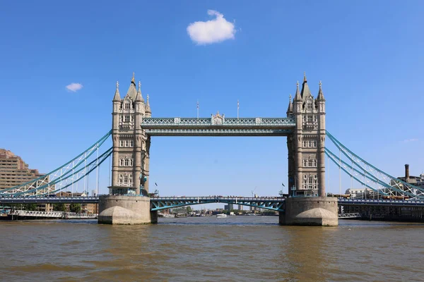 Лондон Объединенный Кингдом 2023 Тауэрский Мост Является Мостом Степени Построенным — стоковое фото