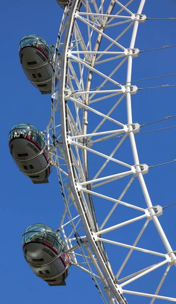 Londres Reino Unido 2023 Parte Olho Londres Roda Milênio Uma — Fotografia de Stock