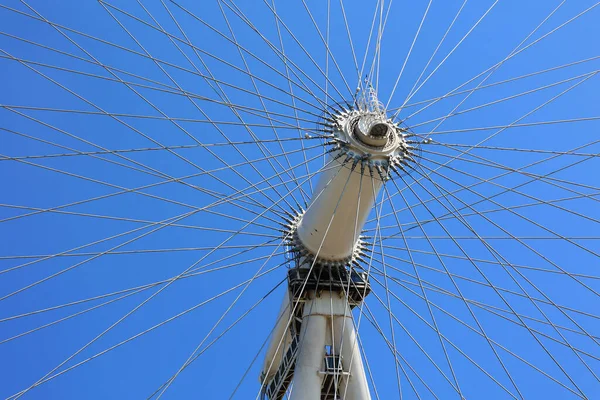 London United Kingdom 2023 Part London Eye Millennium Wheel Cantilevered — Stock Photo, Image
