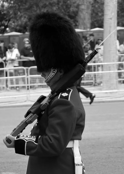 Londres Reino Unido 2023 Los Guardias Del Rey Cumpleaños Del —  Fotos de Stock