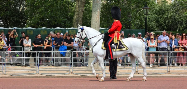 Londra Regno Unito 2023 Guardie Compleanno Del Sovrano Ufficialmente Celebrato — Foto Stock