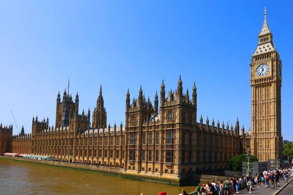 Londres Reino Unido 2023 Palácio Westminster Ponto Encontro Câmara Dos — Fotografia de Stock
