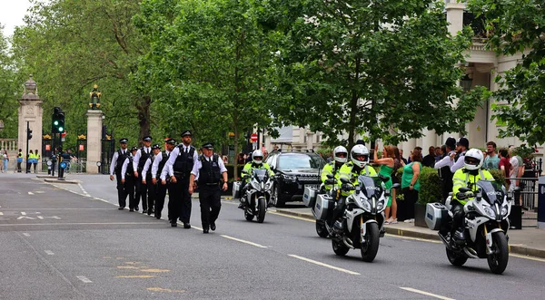 Лондон Объединенный Кингдом 2023 Лондонская Столичная Полиция Обеспечения Безопасности День — стоковое фото