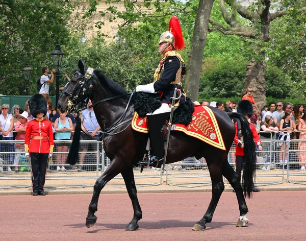 Londen Verenigd Koninkrijk 2023 Koning Wacht Verjaardag Van Soeverein Wordt — Stockfoto