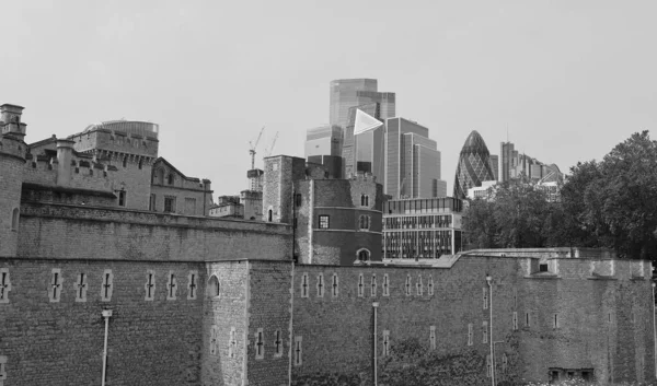 Λονδινο Ηνωμενο Βασιλειο 2023 Μεσαιωνικό Ορόσημο Του Λονδίνου Σύγχρονη Πόλη — Φωτογραφία Αρχείου