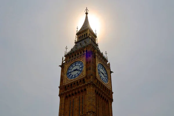 Лондон Объединенный Кингдом 2023 Биг Бен Прозвище Большого Колокола Вестминстерского — стоковое фото