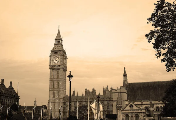 Londres Reino Unido 2023 Big Ben Apodo Gran Campana Del — Foto de Stock
