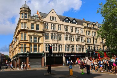 UNITED KINGDOM 06 19 2023: Oxford 'un en ünlü binalarından bazıları çarpıcı mimarisi ile ünlüdür..     