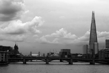 LONDON UNITED KINGDOM 06 19 2023: Shard London Bridge ,it is the tallest building in the European Union. It is also the second-tallest free-standing structure in the United Kingdom