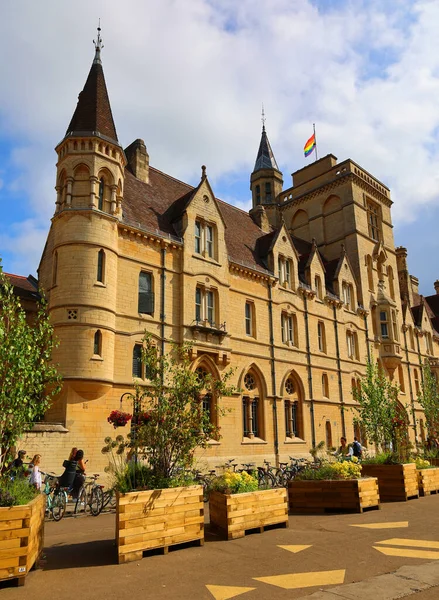 Oxford United Kingdom 2023 Christ Church Home Welcoming Community Students — Stock Photo, Image