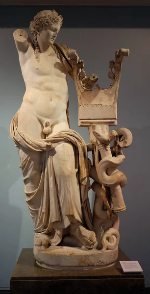 Londres Reino Unido 2023 Antigua Estatua Mármol Museo —  Fotos de Stock