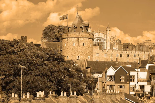 Windsor Zjednoczone Królestwo 2023 Windsor Castle Jest Rezydencją Królewską Windsorze — Zdjęcie stockowe