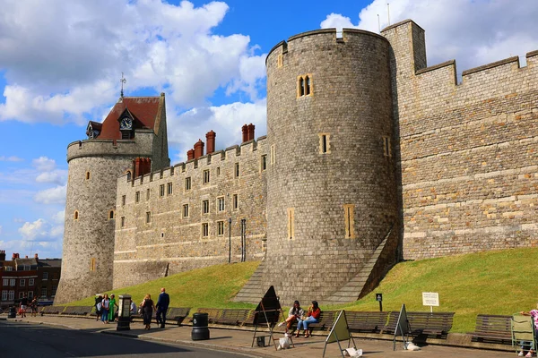 Windsor United Kingdom 2023 Виндзорский Замок Королевская Резиденция Виндзоре Английском — стоковое фото