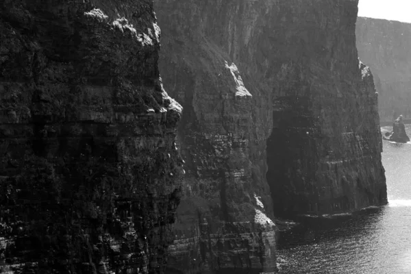 Klify Moher Klify Morskie Położone Południowo Zachodnim Krańcu Regionu Burren — Zdjęcie stockowe