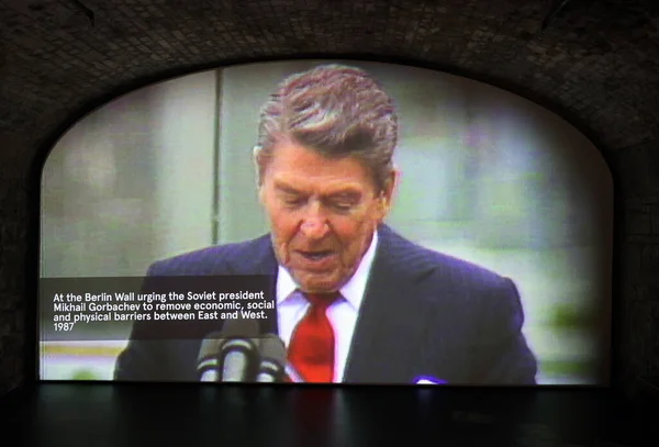Dublin Republic Ireland 2023 Berlin Wall Speech Delivered United States — Stock Photo, Image