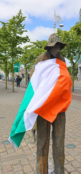 Dublin Δημοκρατια Τησ Ιρλανδιασ 2023 Μνημείο Του Λιμού Βρίσκεται Στην — Φωτογραφία Αρχείου