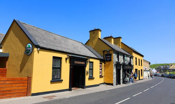 stock image DOOLIN, REPUBLIC OF IRELAND 05 29 2023: Doolin is a coastal village in County Clare, Ireland, on the Atlantic coast. 