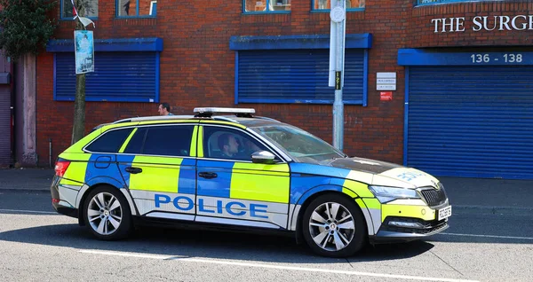 Belfast Northen Ireland United Kingdom 2023 Car Police Service Northern — Stock Photo, Image