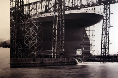 BELFAST NORTHERN IRELAND UNITED KINGDOM 06 03 2023: RMS Titanic was a British passenger liner, operated by the White Star Line, that sank in the North Atlantic Ocean on 15 April 1912