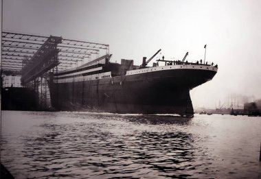 BELFAST NORTHERN IRELAND UNITED KINGDOM 06 03 2023: RMS Titanic was a British passenger liner, operated by the White Star Line, that sank in the North Atlantic Ocean on 15 April 1912