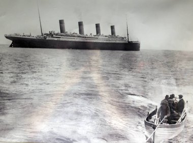 BELFAST NORTHERN IRELAND UNITED KINGDOM 06 03 2023: RMS Titanic was a British passenger liner, operated by the White Star Line, that sank in the North Atlantic Ocean on 15 April 1912