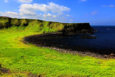 Ünlü Causeway Sahili 'nin manzarası   
