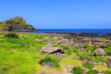 Ünlü Causeway Sahili 'nin manzarası   