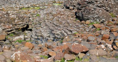 Dev Geçidi, yaklaşık 40.000 birbirine kenetlenmiş bazalt sütunun oluşturduğu bir alandır. Antik bir volkanik çatlağın sonucu olarak oluşmuş..     