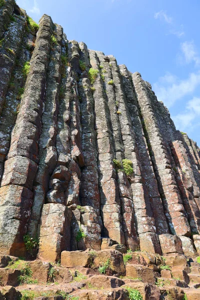 北アイルランドの北海岸 アントリム州の有名な巨人のコーズウェイの風景 — ストック写真