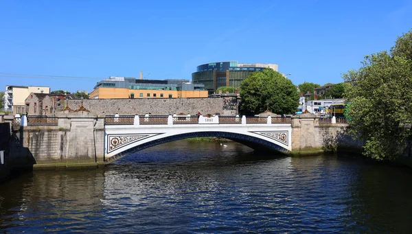 Írország Köztársaság 2023 Sean Heuston Bridge Egy Öntöttvas Híd Amely — Stock Fotó