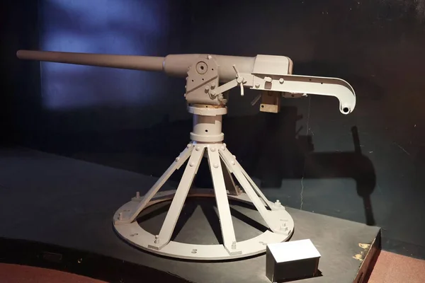 Liverpool United Kingdom Ingdom Ordordnance Hotchkiss Pounder Gun Pounder Cwt是1885年推出的一种长效57毫米轻机枪 — 图库照片