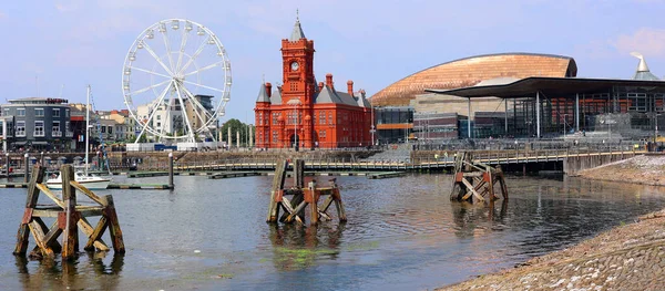 Cardiff Wales Reino Unido 2023 Bahía Cardiff Área Creada Por — Foto de Stock