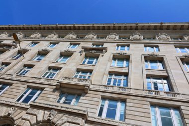 Liverpool, İngiltere 'de güzel mimari ve sokak manzarası  