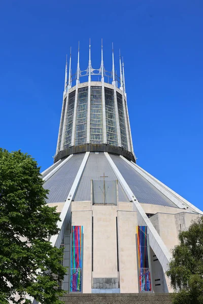 利物浦都市主教座堂是利物浦大主教的座堂 也是利物浦罗马天主教大主教座堂的主教堂 — 图库照片