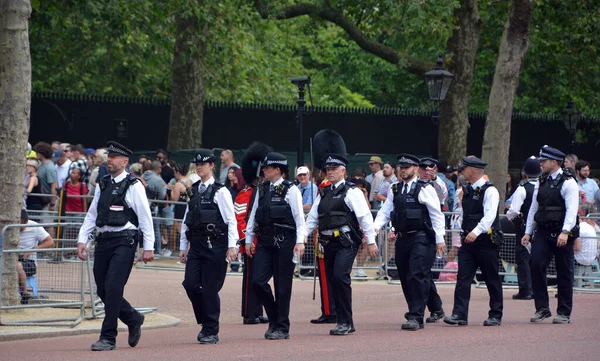 Londres Reino Unido 2023 Los Guardias Del Rey Cumpleaños Del — Foto de Stock