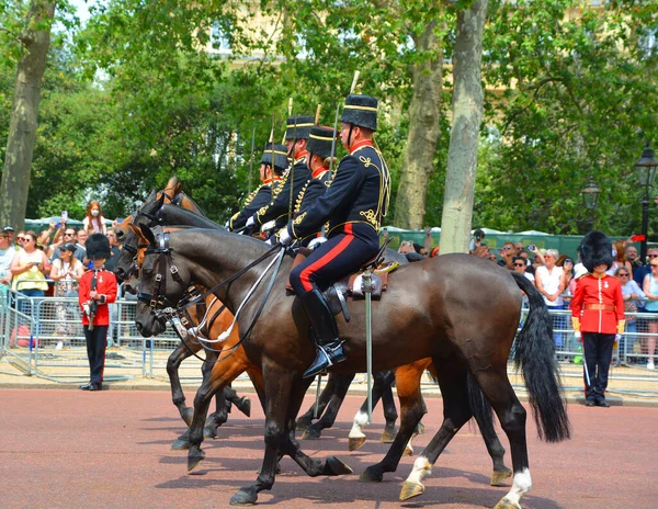 Londra Regno Unito 2023 Guardie Compleanno Del Sovrano Ufficialmente Celebrato — Foto Stock
