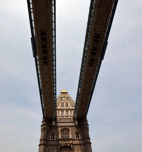London Vereinigtes Königreich 2023 Details Der Tower Bridge Ist Eine — Stockfoto