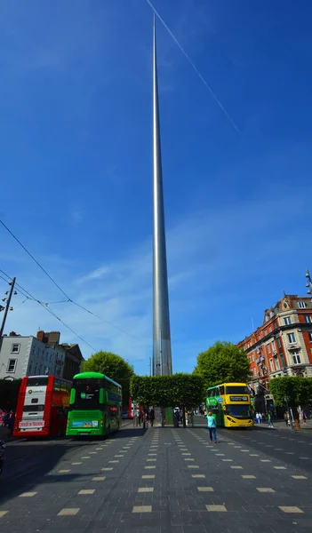 爱尔兰的统一 5章28 2023节 都柏林尖塔 另一个名称是光之纪念碑 由伊恩 里奇建筑师设计 他寻求一个 优雅而充满活力的 — 图库照片