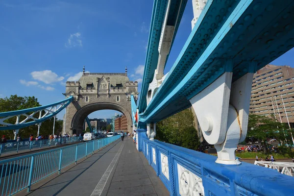 Лондон Объединенный Кингдом 2023 Подробности Тауэрском Мосту Степени Перечислены Комбинированный — стоковое фото