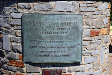 Müzedeki tarihi gerçekler hakkında bilgi içeren bir plaket.